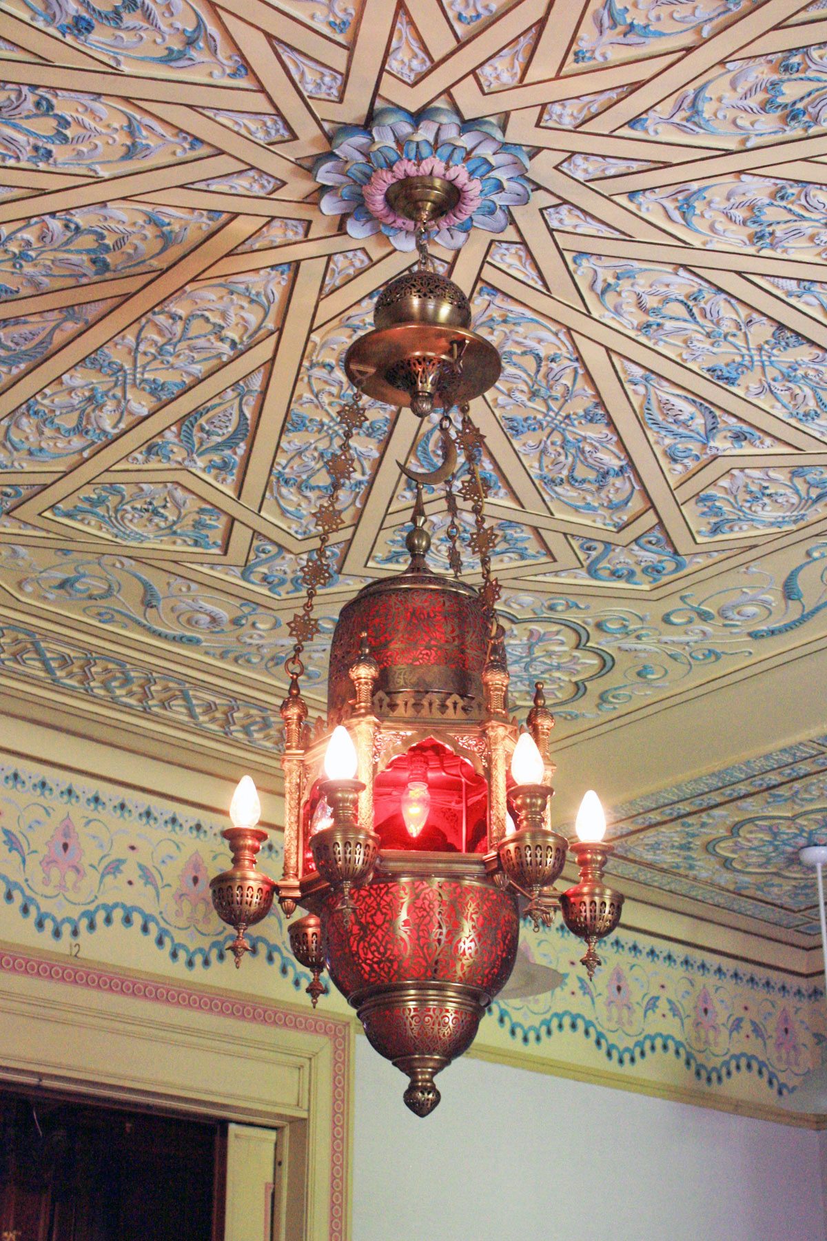 Moorish Lamp in the Turnblad Mansion